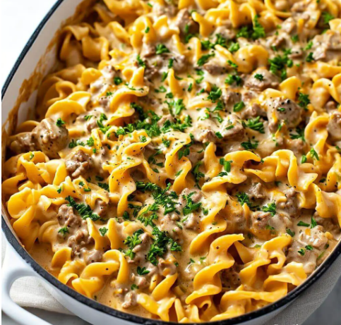 Beef Stroganoff Casserole