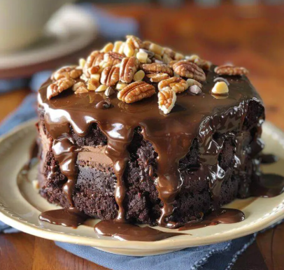 Chocolate Turtle Cake
