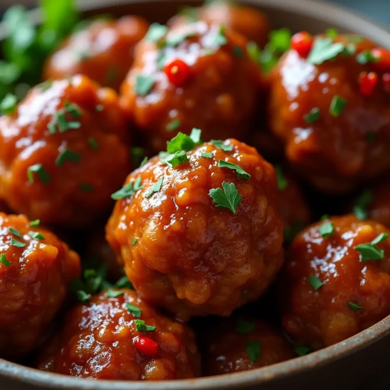 Sweet and Spicy Meatballs Recipe