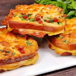 Cheesy Bacon and Sausage Breakfast Bake