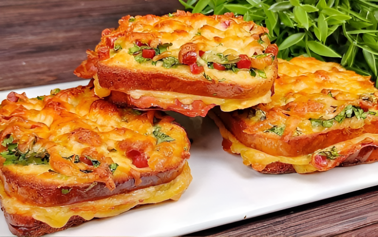 Cheesy Bacon and Sausage Breakfast Bake Recipe