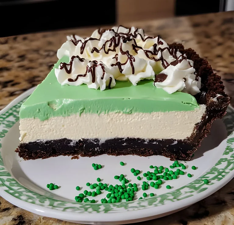 Shamrock Mint Milkshake Pie Recipe