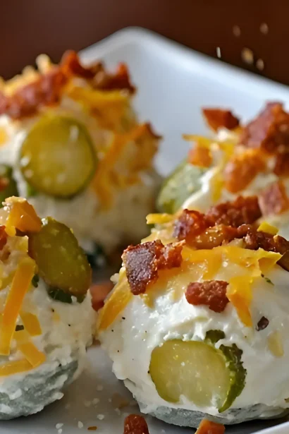 Cheesy, Pickle, Bombs, Recipe