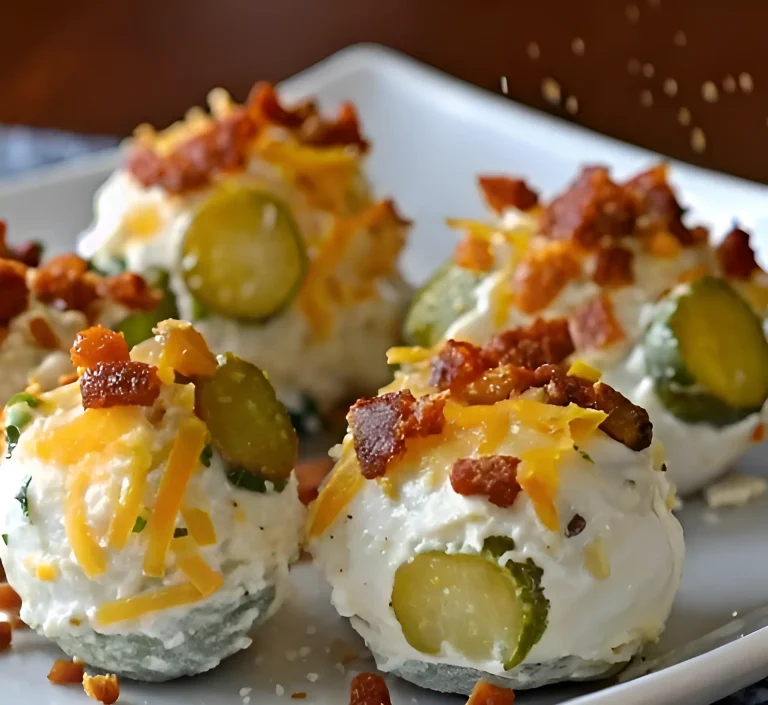 Cheesy Pickle Bombs Recipe