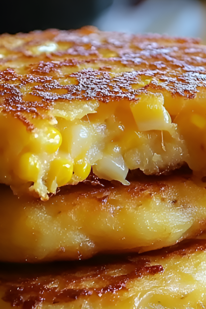 Crispy,Cheddar,Corn Potato,Fritters