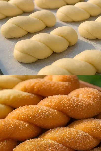 Easy Cinnamon Twisted Donuts Recipe