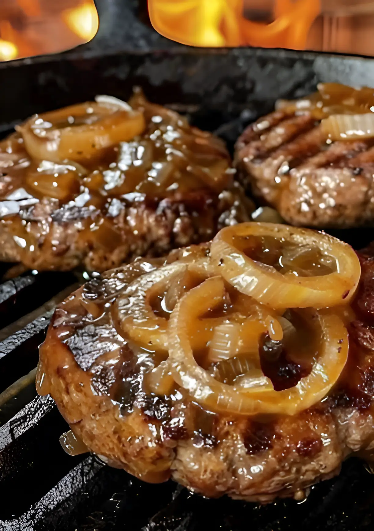 Easy-Hamburger-Steak-with-Mushroom