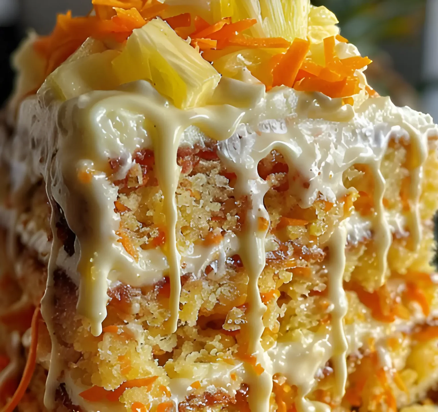 Hawaiian Carrot Pineapple Cake Picsart AiImageEnhancer Picsart AiImageEnhancer