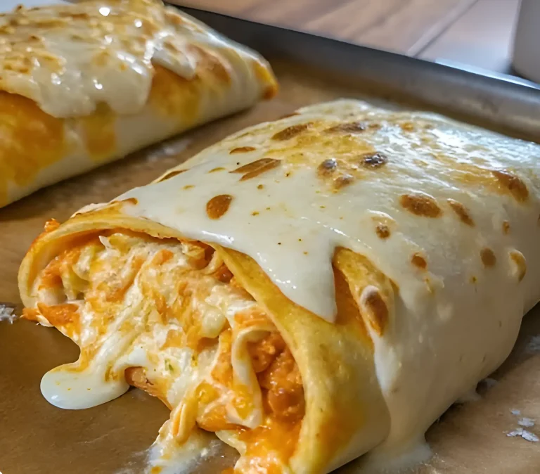 Ooey-Gooey Buffalo Chicken Pizza Pockets