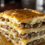 Savory-Sweet Pancake Sausage Breakfast Casserole