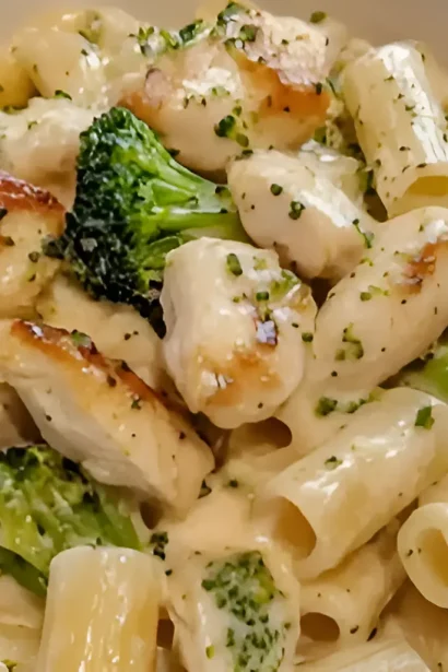 Easy Creamy Chicken and Broccoli Pasta Recipe