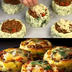 Easy Stuffed Mashed Potato Nests Recipe