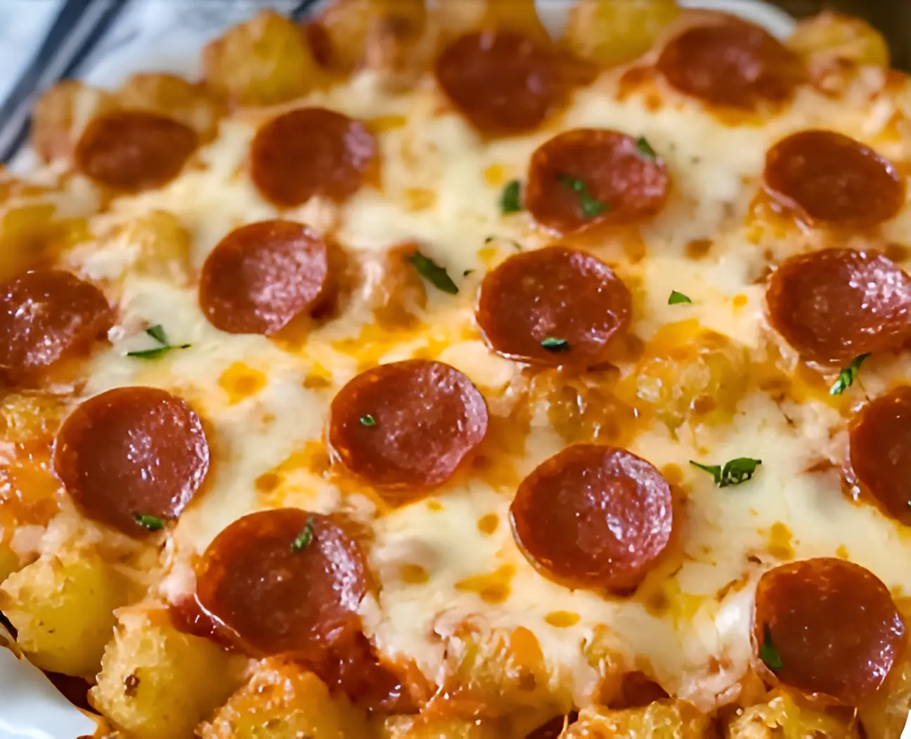 Easy Tater Tot Pizza Casserole Recipe