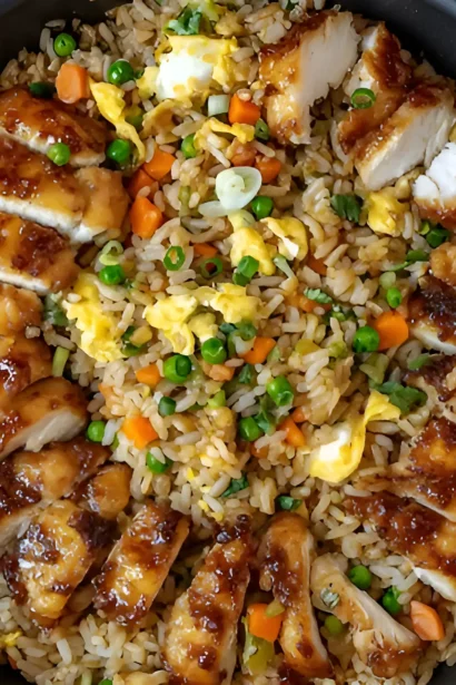 Bang Bang Chicken Fried Rice Recipe Sweet, Spicy