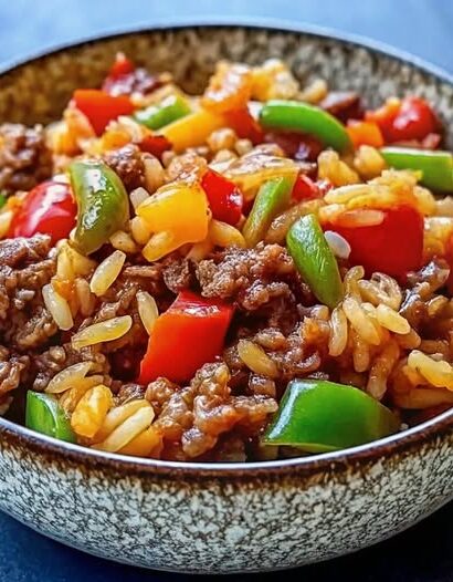 Beef and Pepper Rice Bowl 2