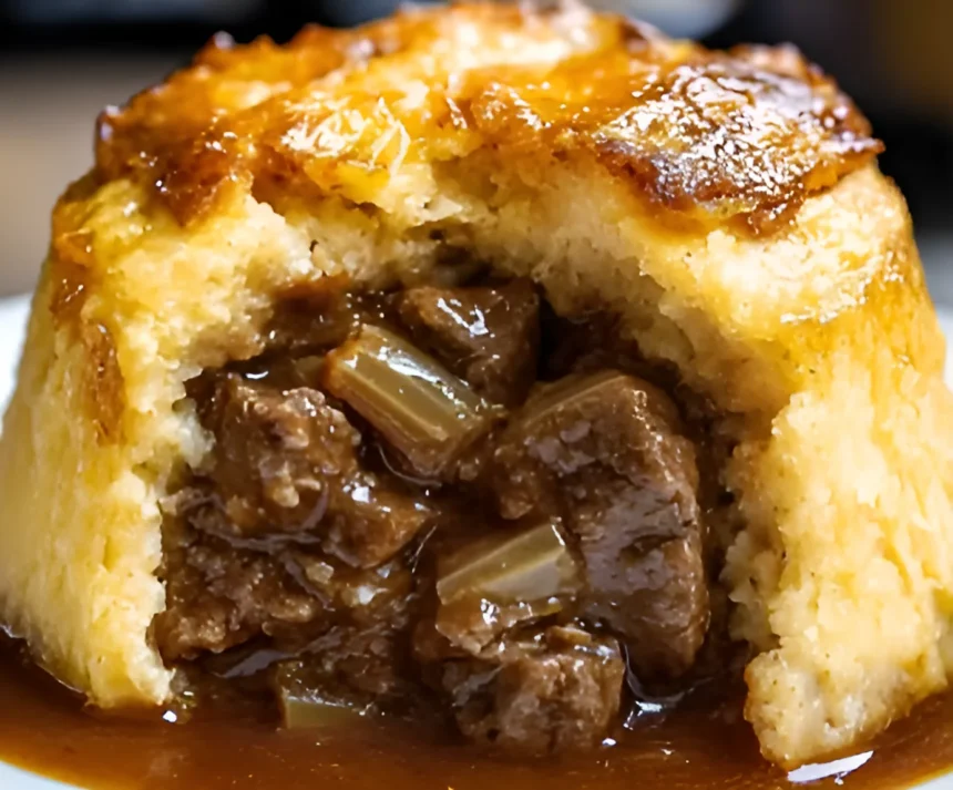 Classic Steak & Onion Pudding