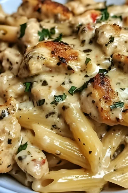 Creamy Parmesan Herb Chicken Penne