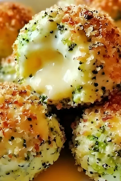 Easy Baked Broccoli Cheese Balls