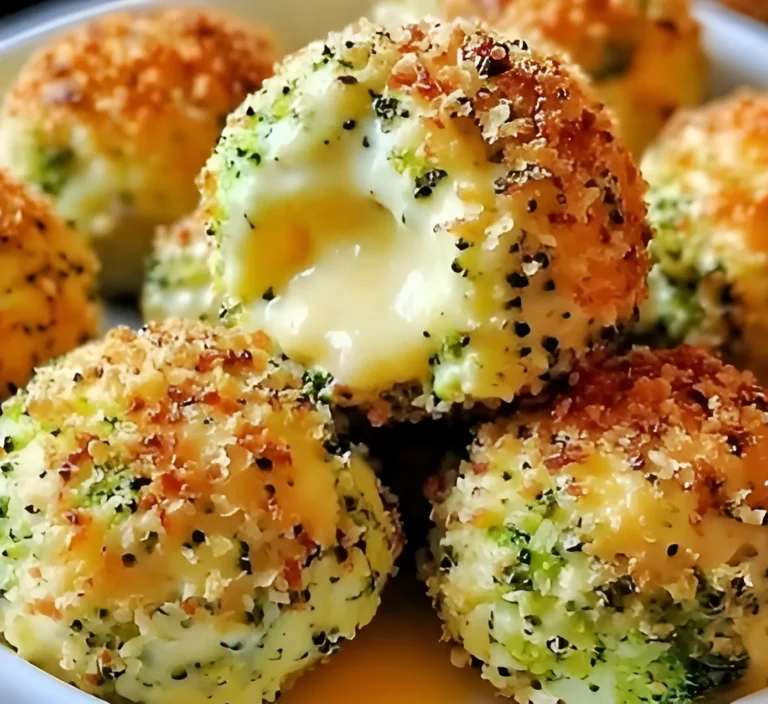 Easy Baked Broccoli Cheese Balls