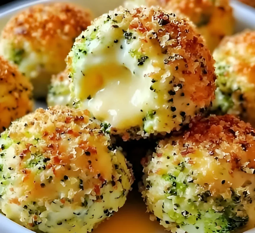 Easy Baked Broccoli Cheese Balls