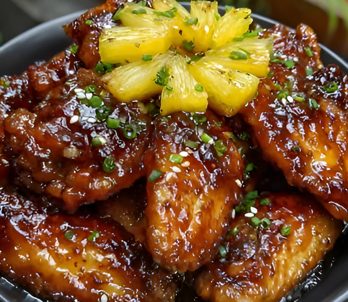 Easy Brown Sugar Pineapple Chicken Wings