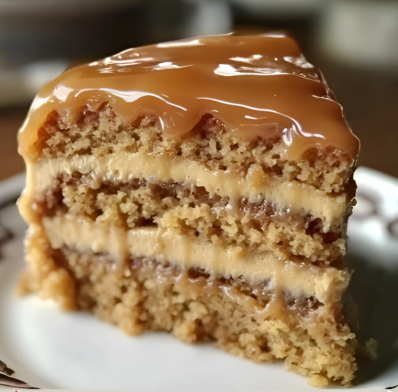 Easy Butterscotch Cake with Caramel Frosting Recipe