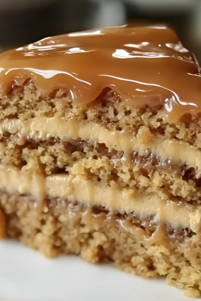 Easy Butterscotch Cake with Caramel Frosting Recipe