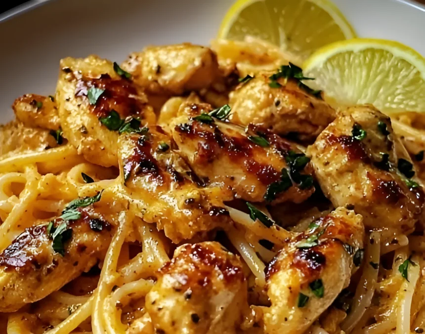 Easy Cowboy Butter Chicken Linguine Recipe
