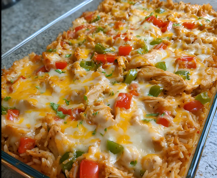 Easy Fajita Chicken Casserole Recipe