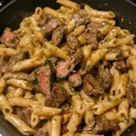 Parmesan Steak Pasta Recipe