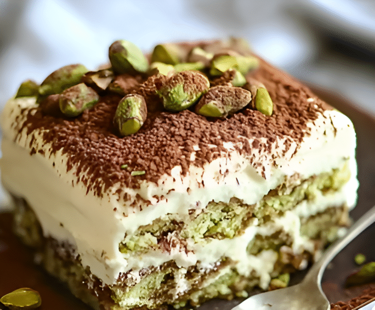 Easy Pistachio Tiramisu Recipe