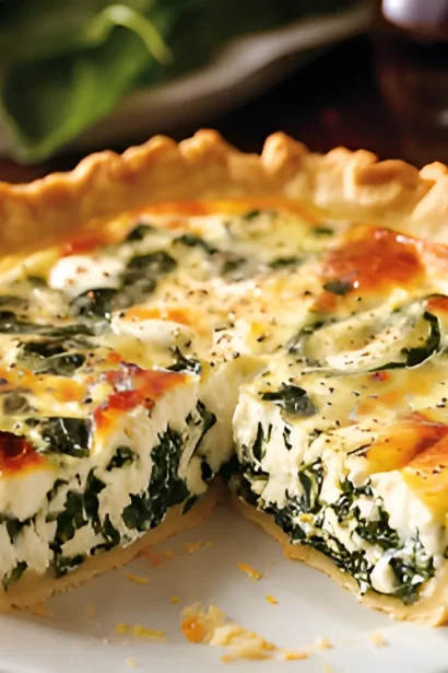 Easy Ricotta Spinach Quiche Recipe