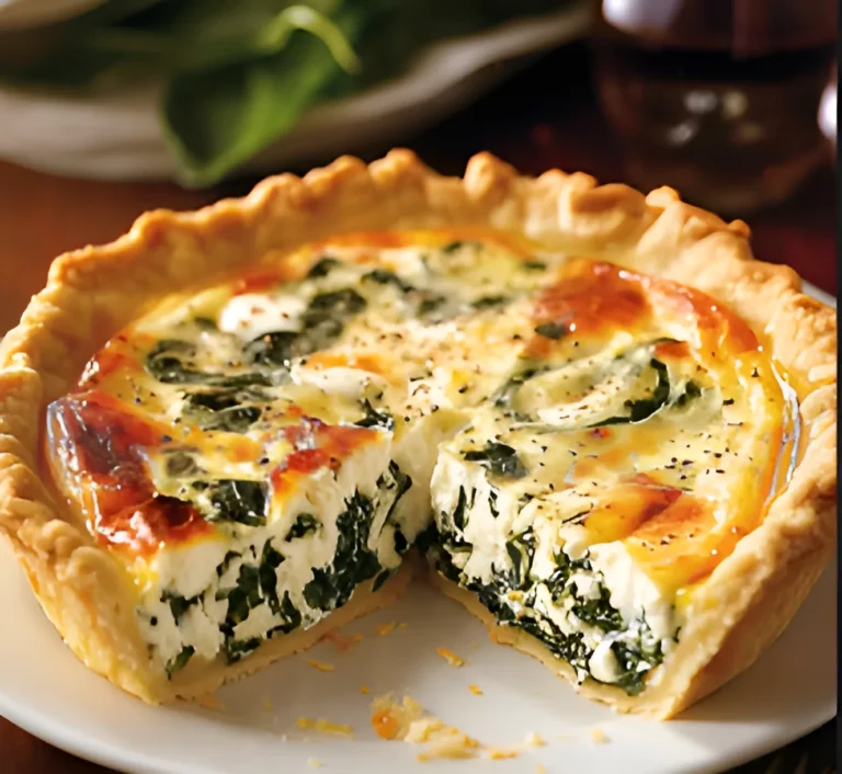 Easy Ricotta Spinach Quiche Recipe