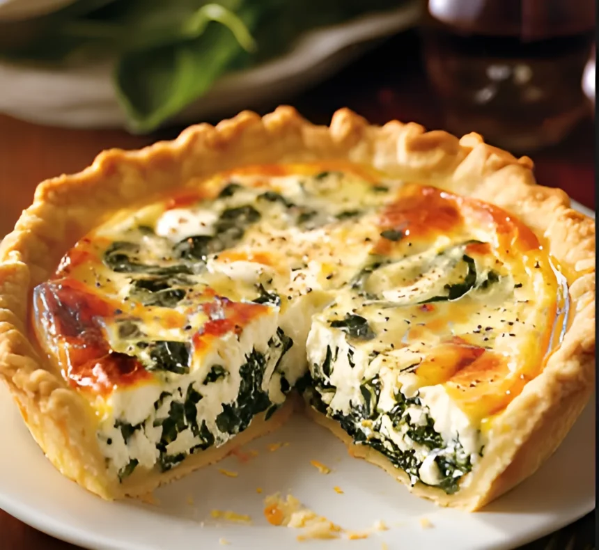 Easy Ricotta Spinach Quiche Recipe