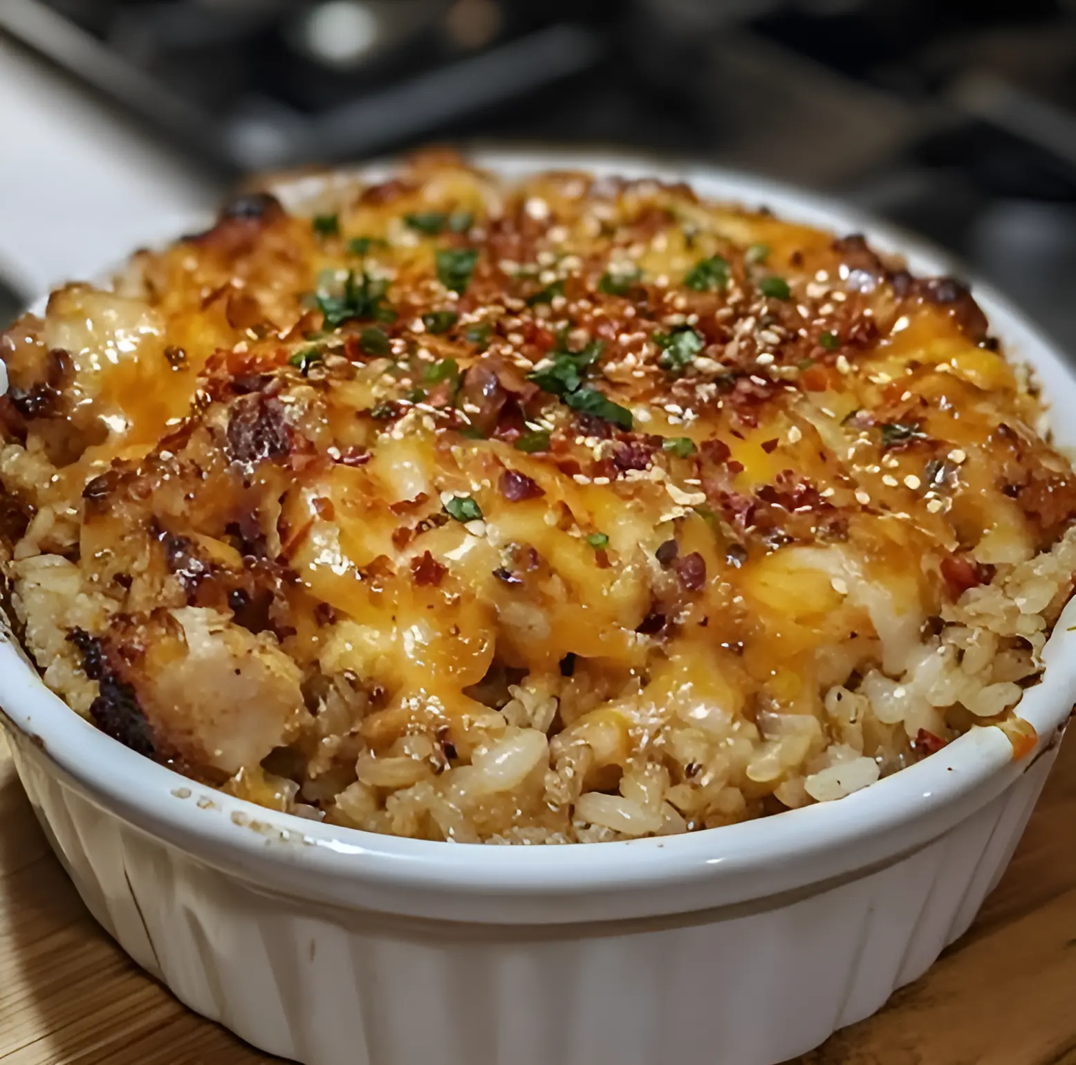 Easy Spicy Korean Chicken and Rice Casserole Recipe