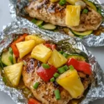 Easy Teriyaki Chicken and Pineapple Foil Packets Recipe