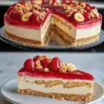 Strawberry Crunch Cheesecake Banana Pudding Cheesecake