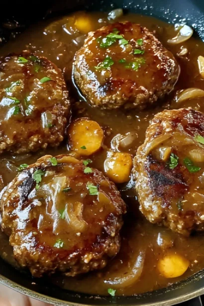 Bobby Flay's Classic Salisbury Steak Recipe