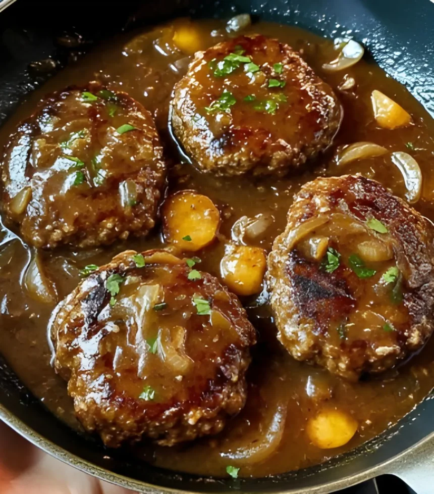 Bobby Flay's Classic Salisbury Steak Recipe