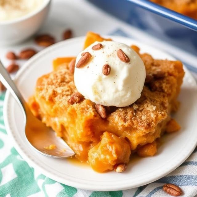 Caribbean Sweet Potato Cobbler Pudding p