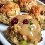 Cranberry Turkey Stuffing Balls Recipe