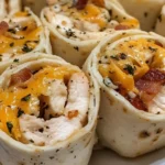 Easy Chicken Bacon Ranch Pinwheels Recipe