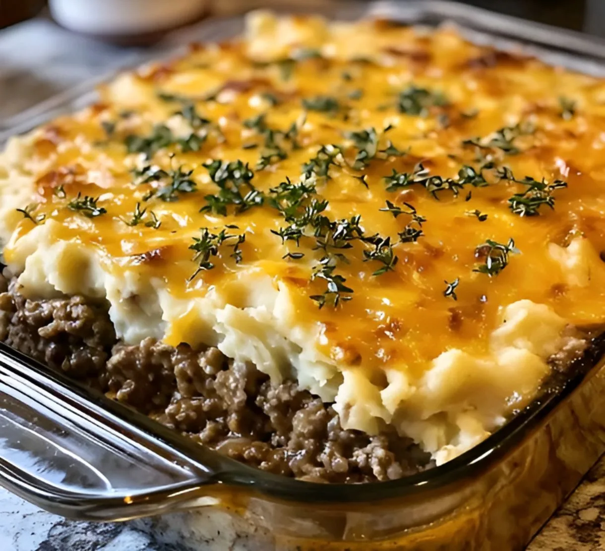 Easy Cowboy Meatloaf and Potato Casserole Recipe