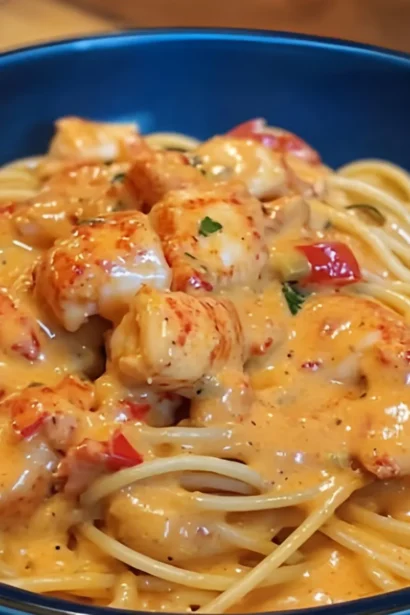 Easy Creamy Lobster Spaghetti Recipe