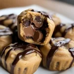 Easy Reese's Peanut Butter Chocolate Chip Cookie Bites Recipe
