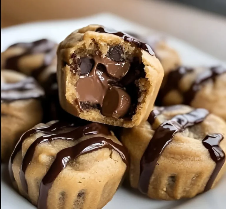 Easy Reese’s Peanut Butter Chocolate Chip Cookie Bites Recipe