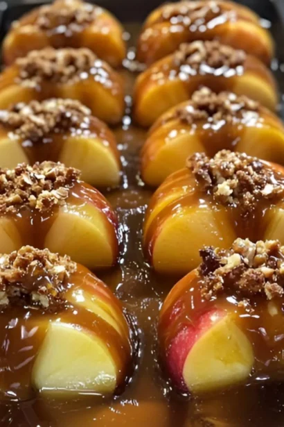 Easy Sheet Pan Caramel Apples Recipe