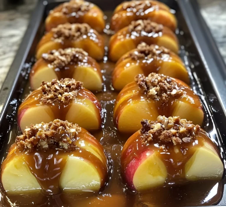 Easy Sheet Pan Caramel Apples Recipe