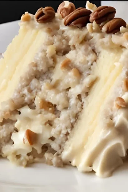 Easy Snowy Bavarian Bliss Cake Recipe