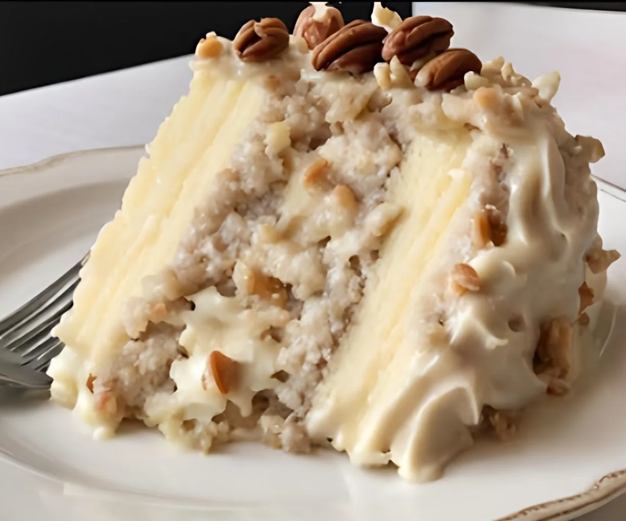 Easy Snowy Bavarian Bliss Cake Recipe